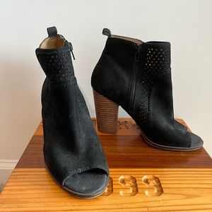 Lucky Brand Open Toe Booties
